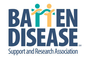 Emblema da fundação de apoio e pesquisa da doença de Batten BDSRA